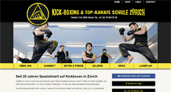 Desktop Screenshot of kickboxing-zh.ch